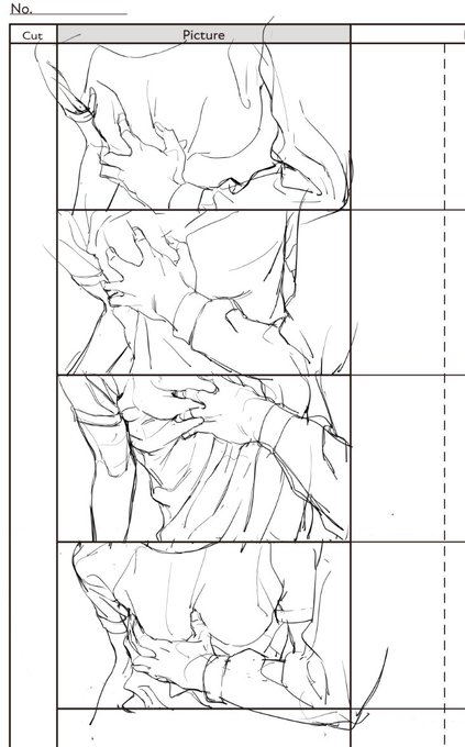 大げさにしわ描いて、体操服の中にブラもあってっていう着ている服の厚みを表現できたらいいな 