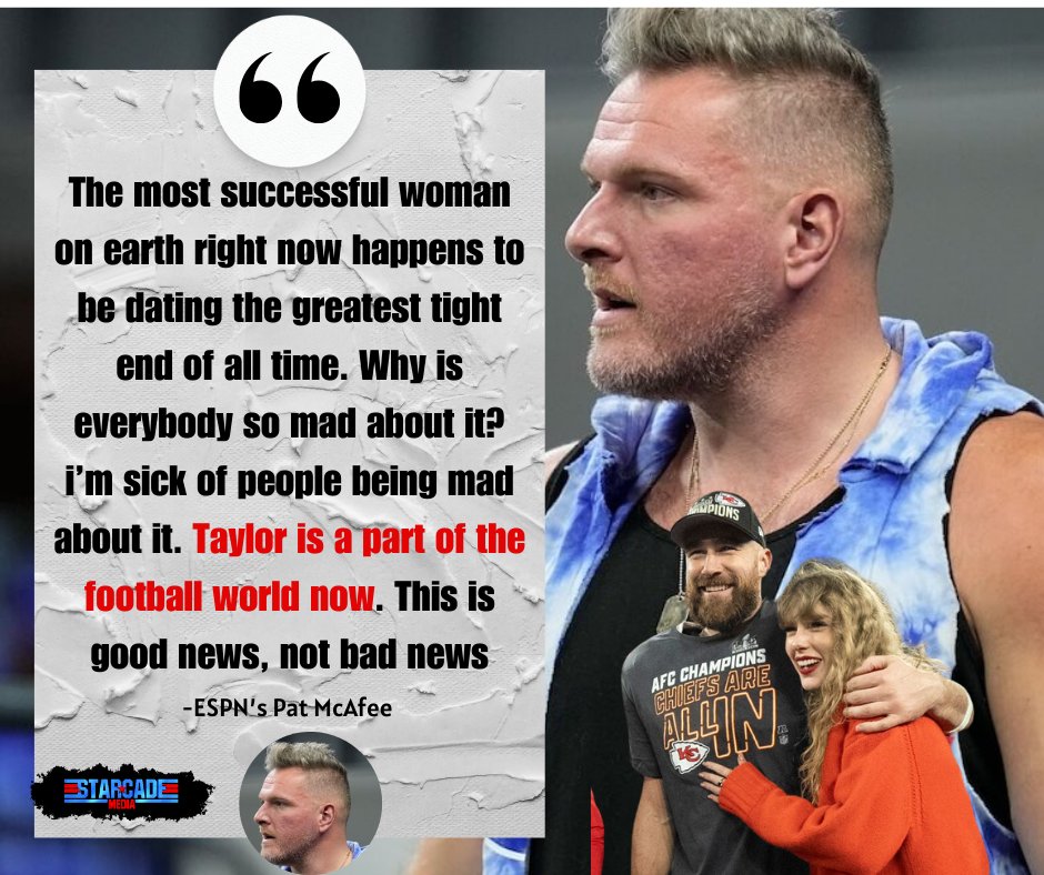 Good on you Pat McAfee, couldn't have said it better 👏 #patmcafee #taylorswift #traviskelce.