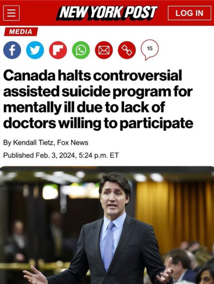 Wtf going on up there? 😂 🤡 🌎 Canada delayed the program until 2027 so they have more time to recruit doctors who are willing to terminate the mentally ill.