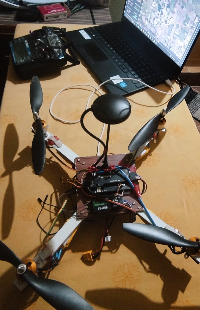 Purushotham_007's tweet image. &quot;Taking flight with my crew – building drones, chasing dreams. Ardupilot and Raspberry Pi making the sky our canvas. 🚁✨ #DroneProject #TechInnovation&quot;