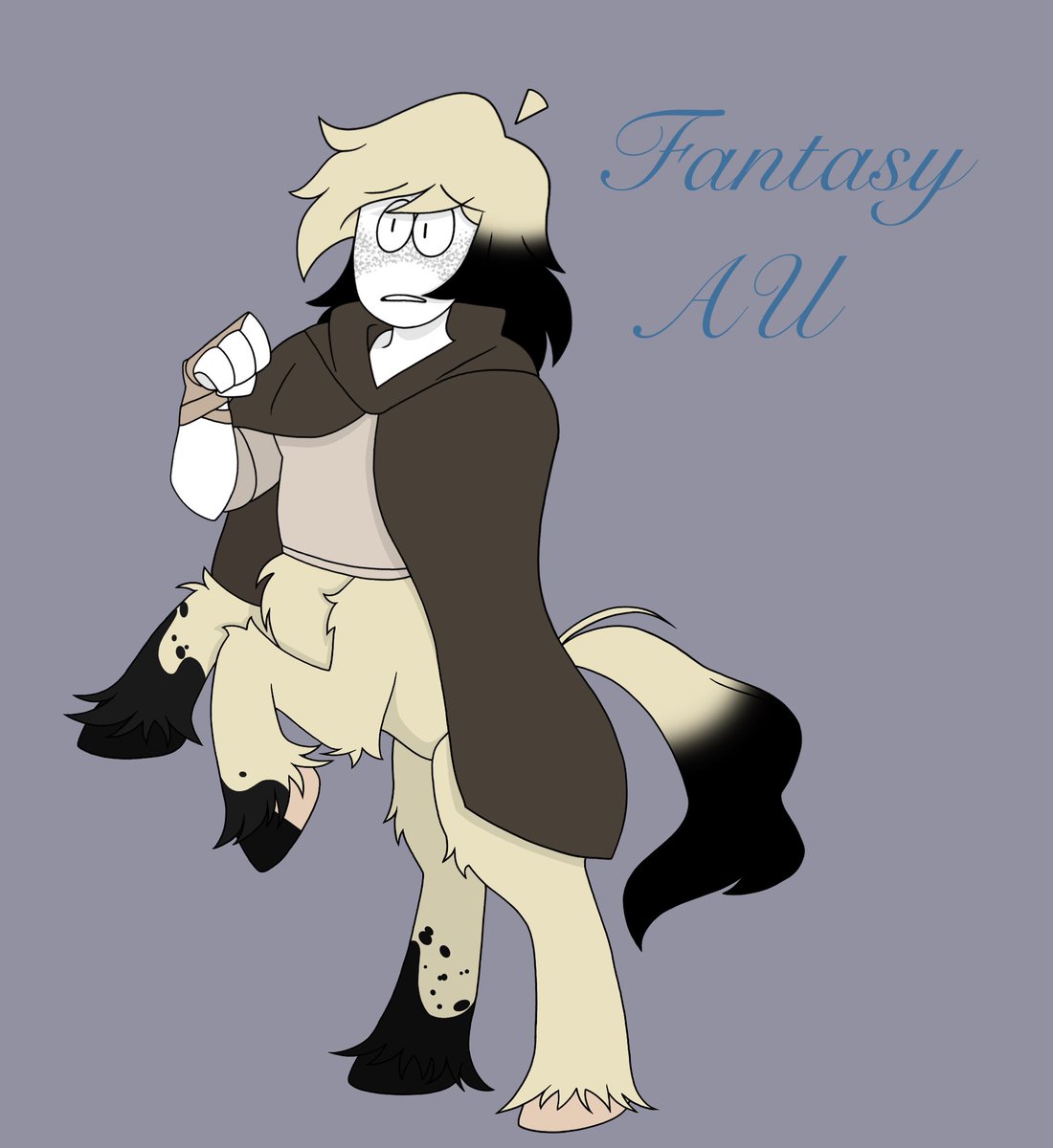 Okarot_Briefs's tweet photo. I decided to go “…fuck it, time to fantasy-fiy my oc”- 

#spookymonthfantasyau
(Fantasy AU belongs to my moot @666melvin666 :3) https://t.co/TmhilfnhLm