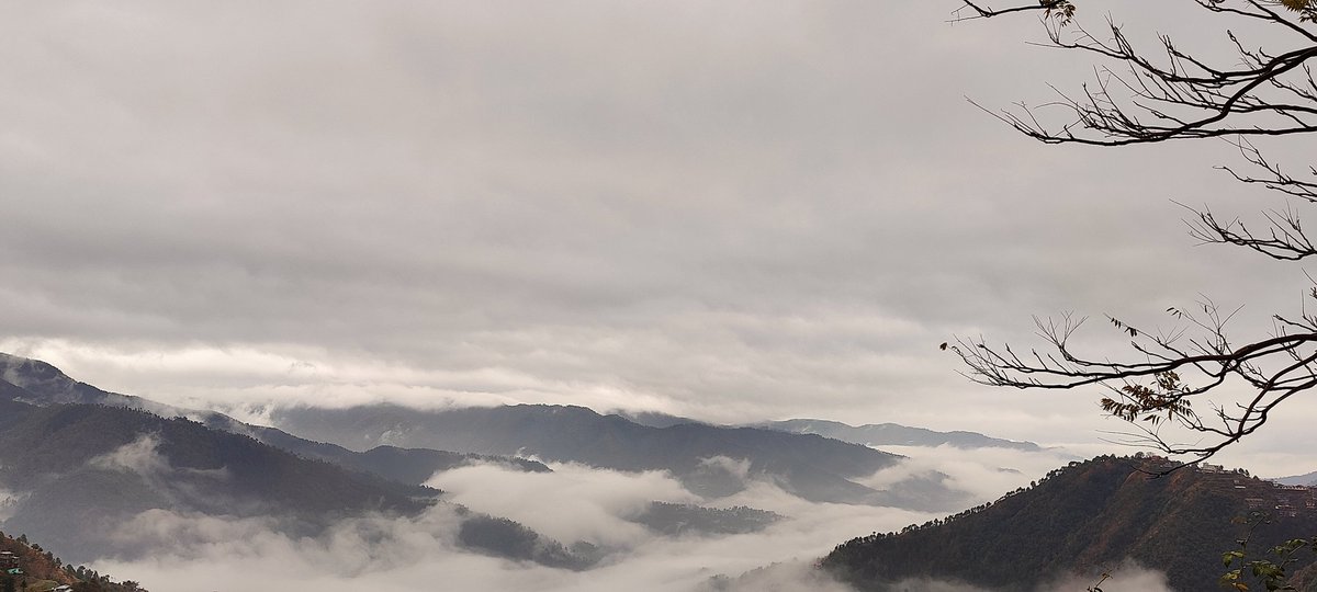 atrivedi21's tweet photo. A cloudy good morning from Shimla https://t.co/A2xavS6PdG