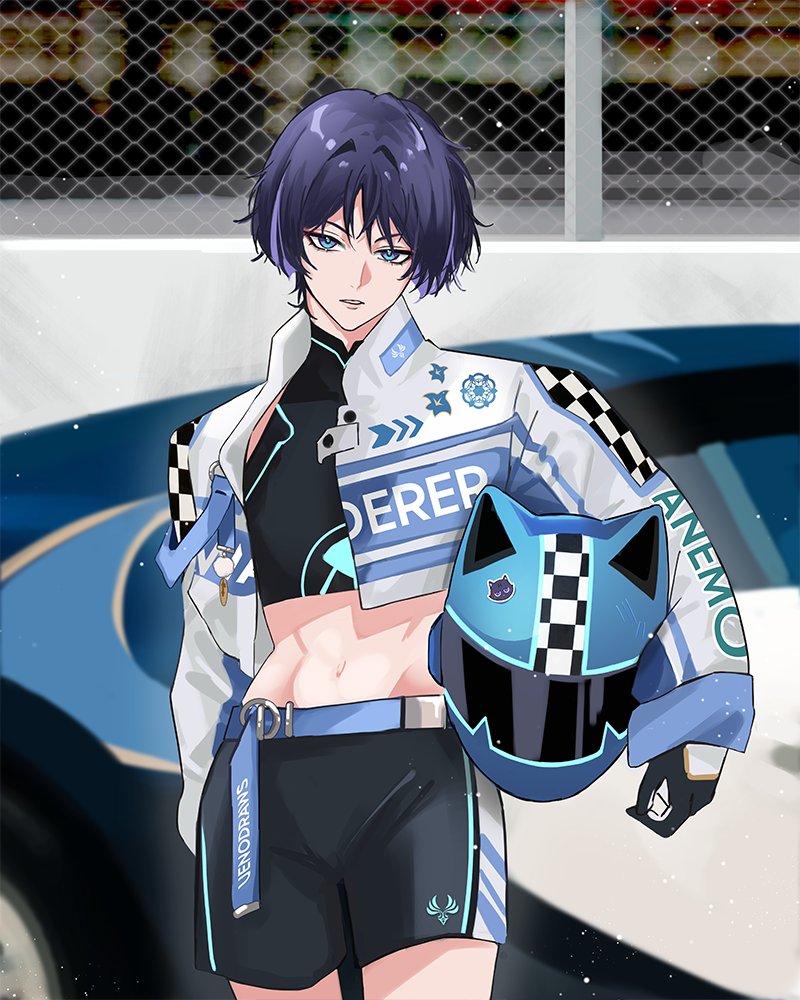 uenodraws's tweet photo. Racer Scara 🏁🌀

#原神 #GenshinImpact #wanderer #scaramouche https://t.co/eDddf6C31w