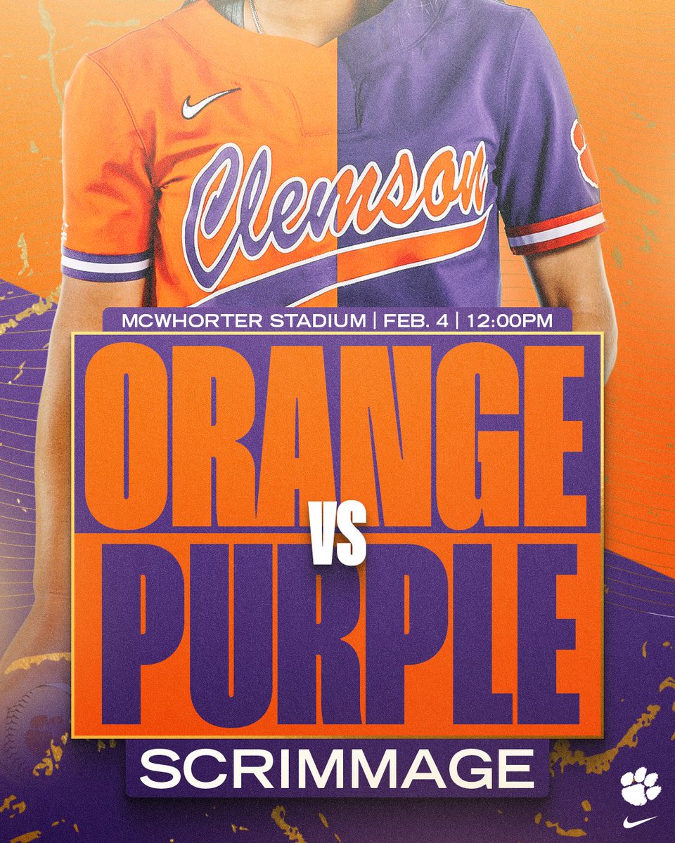 The teams have been set. Get out to McWhorter to see your Tigers in action!

📍 McWhorter Stadium
🕛 Gates open at 11:15 a.m.
🕛 Team intros and scrimmage begin at noon
🆓 Admission