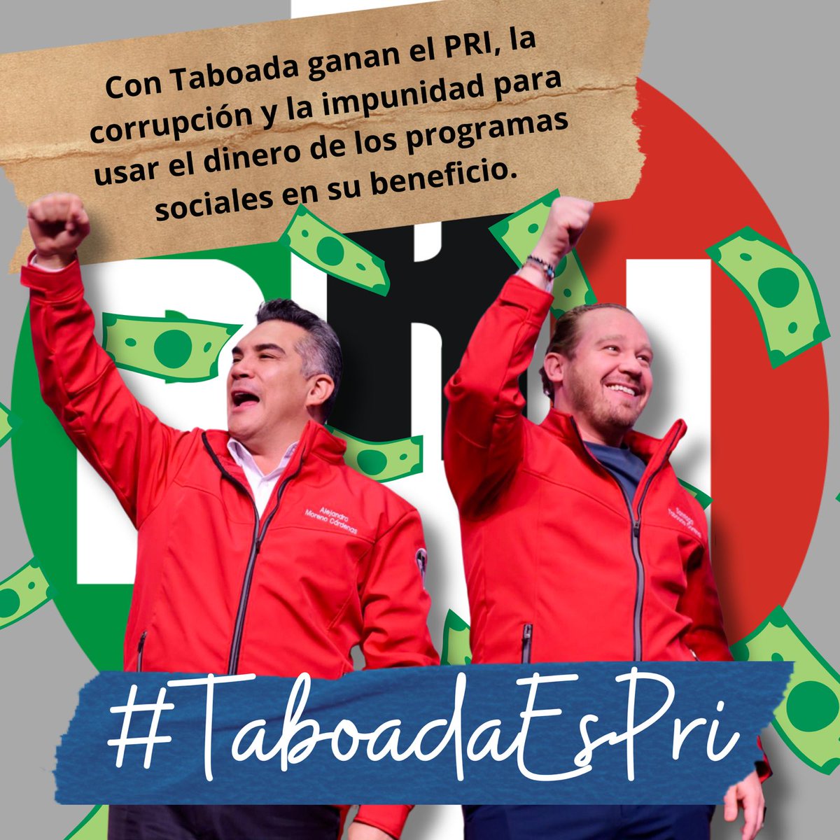 anaizquirda2018's tweet photo. Huele a PRI,
Actúa como el Pri
Roba como el Pri
Es del PRI!!
Una pésima persona que solo le importa el $$ de la gente!!
#TaboadaEsPri
😵💫☠️🤮 https://t.co/NFi5wsE9Jy
