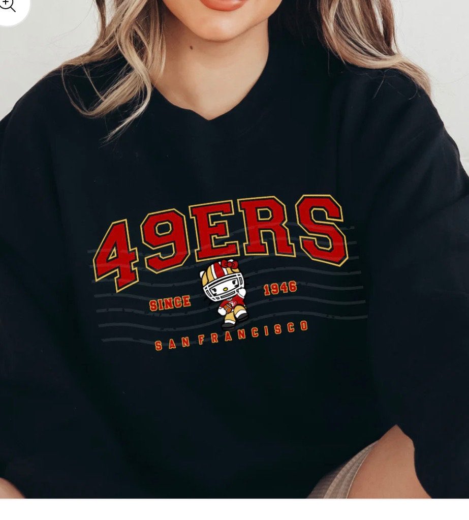 nanas1's tweet photo. #football #hellokitty #49ers #sanfrancisco #superbowl https://t.co/KekI0o3Kcy