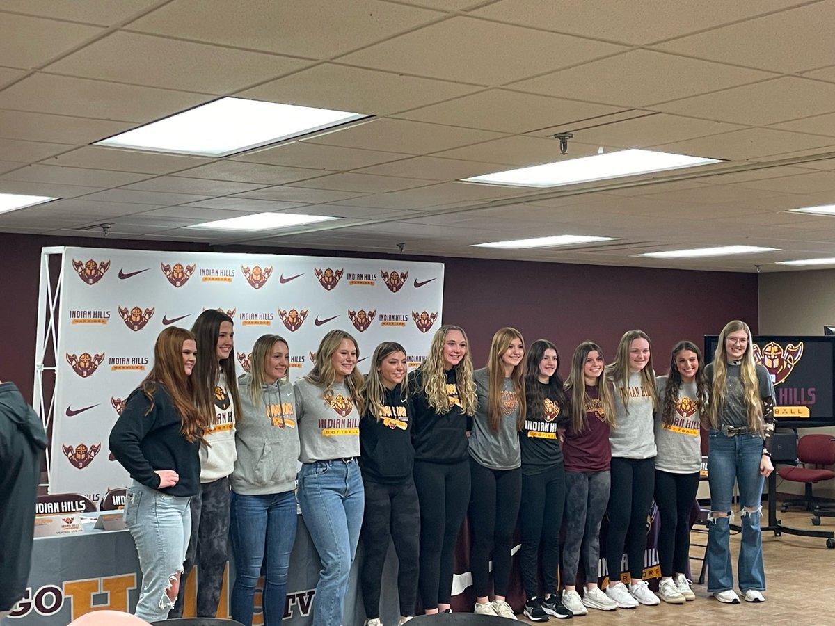 Thank you <a href="/CoachRayos/">Tarah Cain</a> and <a href="/WarriorSoftball/">Indian Hills Softball</a> for a great signing day! It was awesome getting to meet and spend time with my future teammates. Go warriors💛