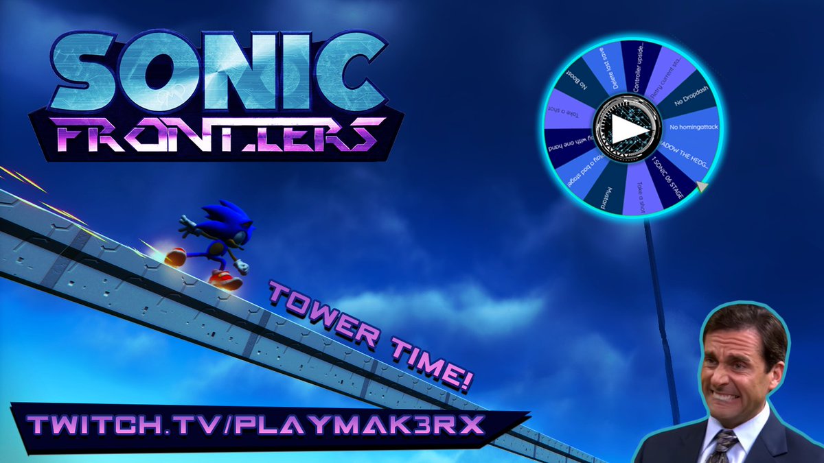 playmak3rx's tweet photo. Sonic Saturday!!!

Climb the Towers or just fall down them in style? 🤣
https://t.co/zfTwcCXyyt

#SonicTheHedgehog  #sonicfrontiers #twitchstreamer #twitch #funny #goofy https://t.co/bhFf8uh95Q