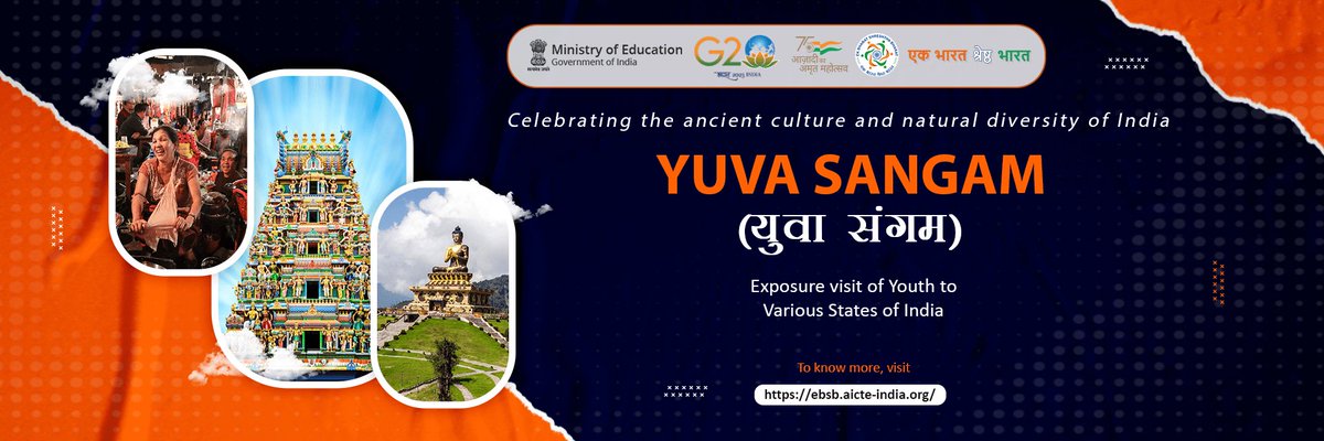 mybharatjk's tweet photo. Grab the opportunity to participate in Yuva Sangam under Ek Bharat Shrestha Bharat.

Visit https://t.co/xRHPYkEtfR for eligibility criteria, other details and online application.

@ianuragthakur @OfficeOfLGJandK @lg_ladakh @diprjk https://t.co/xEwPTxhVYd