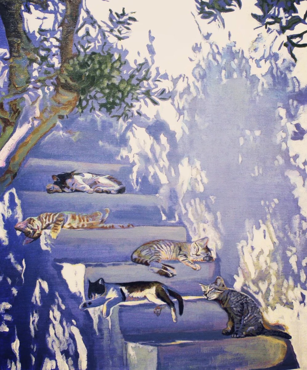 JimBeattie18's tweet photo. Greek Kitties
Painting by UK artist
Timothy Adam Matthews. https://t.co/stNgjTilrT