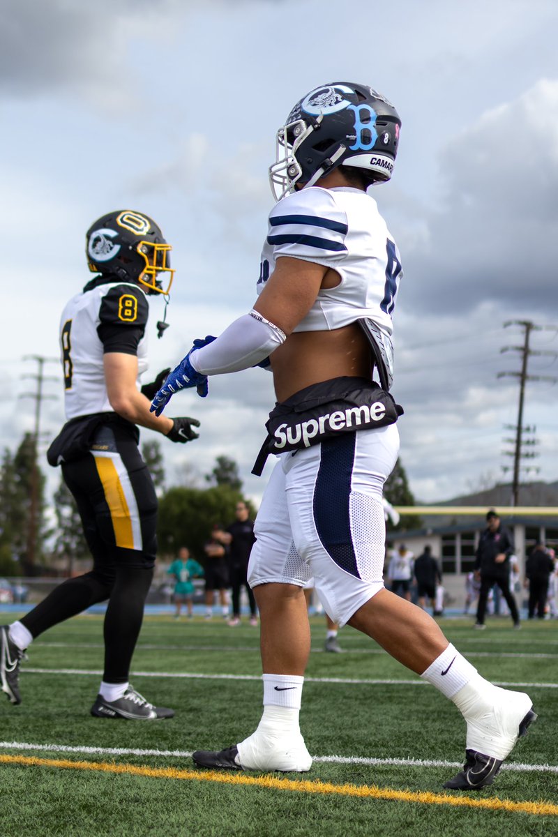 Some shots of: @natemadrigal7 from the the all star game today. @ACHS_Scorps_FB @805CP