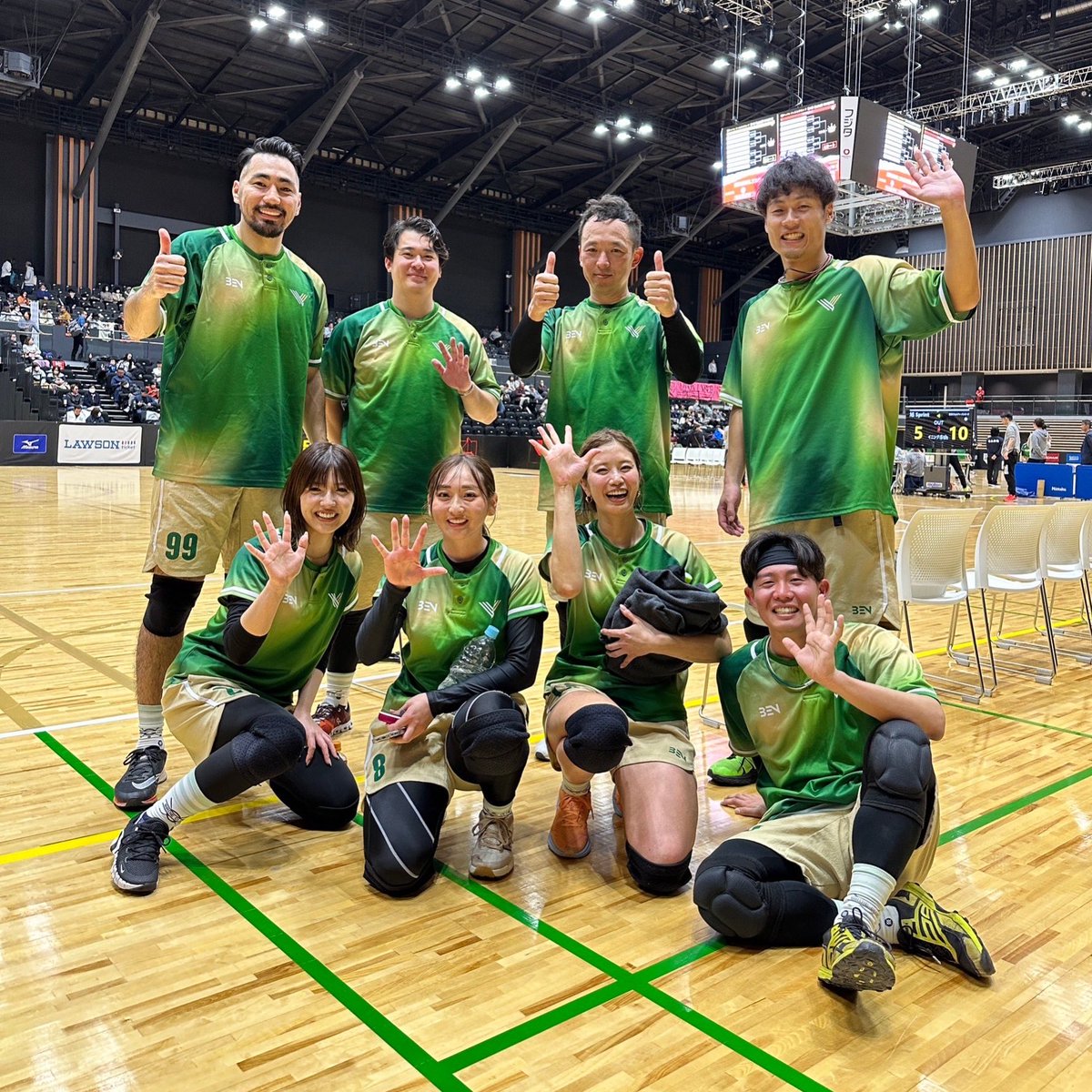 verdy_baseball's tweet image. 侍ジャパン チャレンジカップ
第1回Baseball5日本選手権 準々決勝
🆚 旭Sprint

【第1セット】
バンバータ5-4旭Sprint
【第2セット】
バンバータ10-5 旭Sprint

２セット連取でベスト4進出！！

【準決勝】
⏱15:25
🆚五つ星orGIANTSの勝者