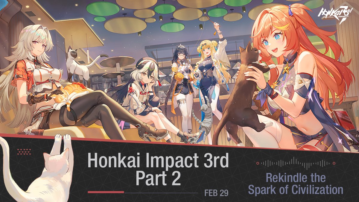 HonkaiImpact3rd's tweet photo. Honkai Impact 3rd Part 2 preregistration now open!

Preregister>> https://t.co/M9lGmhPBP2

Get Anchoring the Past &amp; Present Memorial Ribbon, Voyage to the Future Memorial Emblem, Asterite, Apple Vision Pro, Macbook Air, iPhone 15 Pro, iPad Pro &amp; more!

#HI3toMars
#HonkaiImpact3rd https://t.co/Jut5k4dwhM