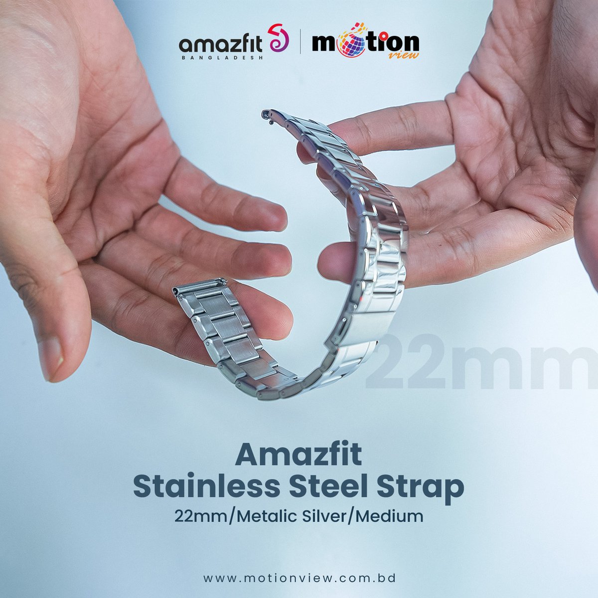 MotionViewBD's tweet photo. Amazfit-branded official strap available on Motion View!! Which will bring drastic changes in the outlook of your smartwatch. ❤
🔗Straps Price: 999 Taka
#Motionview #Amazfit #straps https://t.co/oRD4XLTNwt