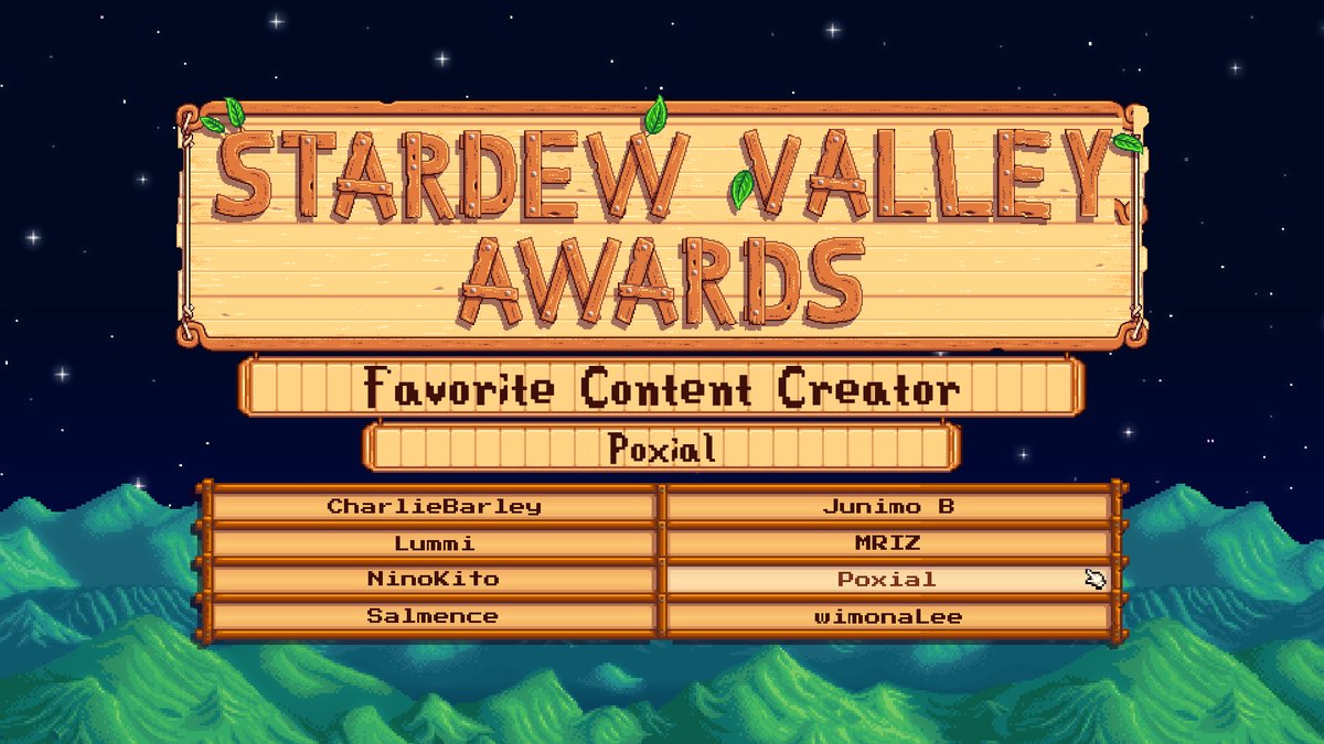 Congratulations to <a href="/PoxialYT/">Poxial</a> for winning Favorite Content Creator! You can check them out at youtube.com/@Poxial