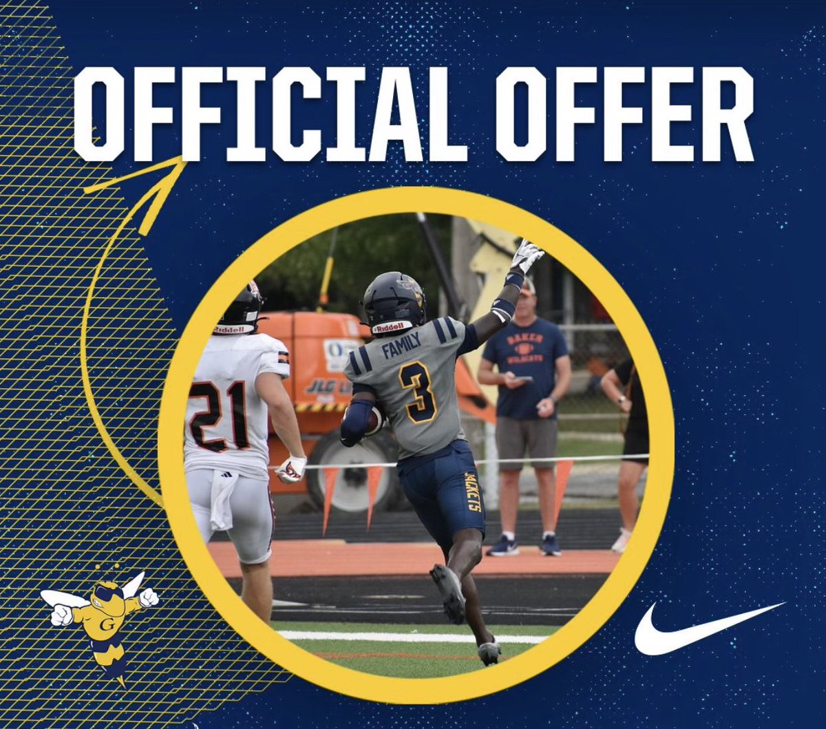 Blessed to receive an offer from Graceland University🔵🟡<a href="/DBCoachBrown/">Jalin Brown</a>