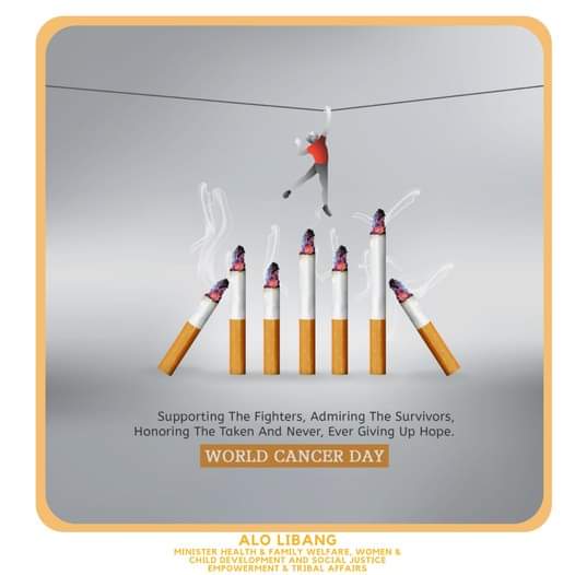 libang_alo's tweet photo. Today, on World Cancer Day, let us come together to spread hope and support for those affected by this disease. We can make a difference by educating ourselves and others about cancer and its impact.
#TobaccoIsDangerousToHealth #AvoidSmoking https://t.co/bSkboDf0FE