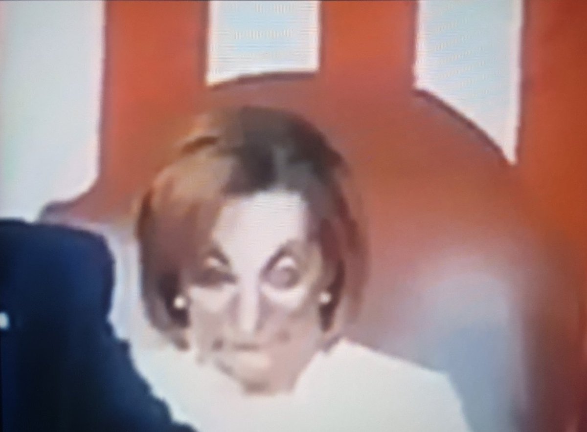 Here #NancyPelosi is a reptilian shapeshifter..she even admitted in the interview with AndersonCooper... that she is a coldblooded reptilian 

They live thousands of years.. use adrenochrome babyblood... #WakeUpEverybody