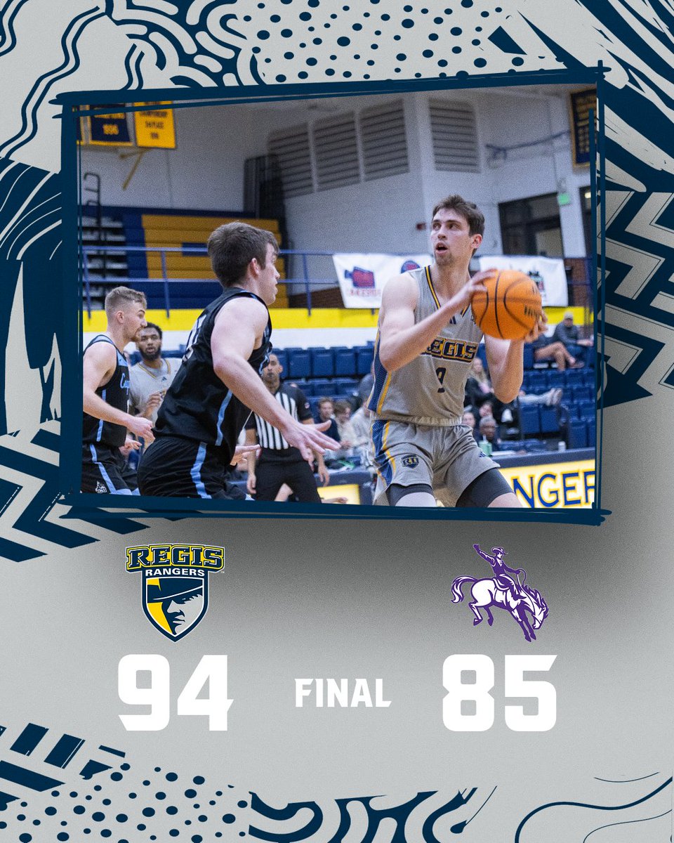 Regis Rangers (@regisrangers) on Twitter photo MBB | Five different players in double-figures to help lead <a href="/RegisBball/">Regis Basketball</a> to a 94-85 win over N.M. Highlands and a weekend road sweep! #RangerUp #MoveAsOne MBB | Five different players in double-figures to help lead <a href="/RegisBball/">Regis Basketball</a> to a 94-85 win over N.M. Highlands and a weekend road sweep! #RangerUp #MoveAsOne