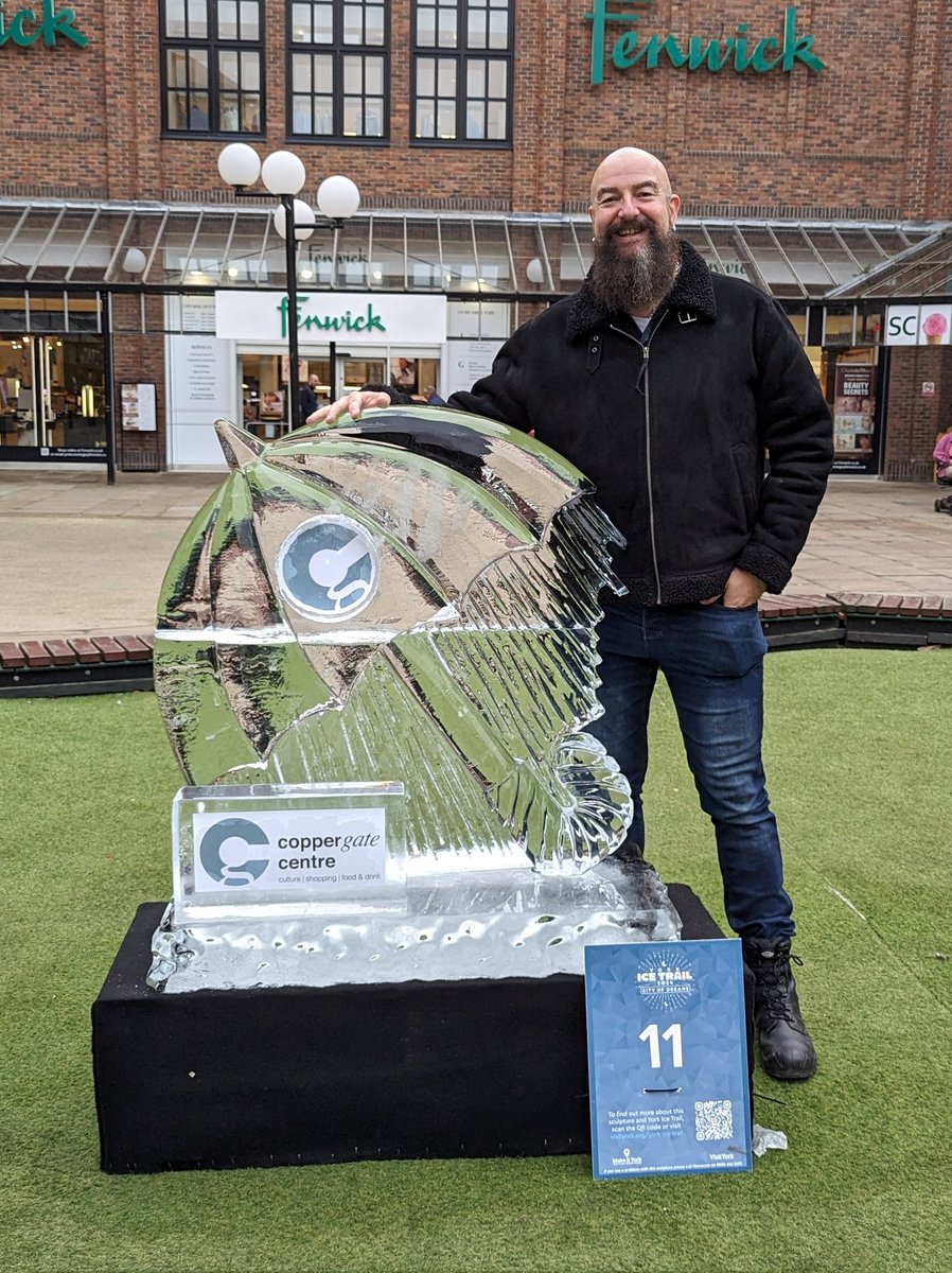 JayCsaid's tweet image. Celebrating the #Brollywalk with #YorkIceTrail2024 in @ #York