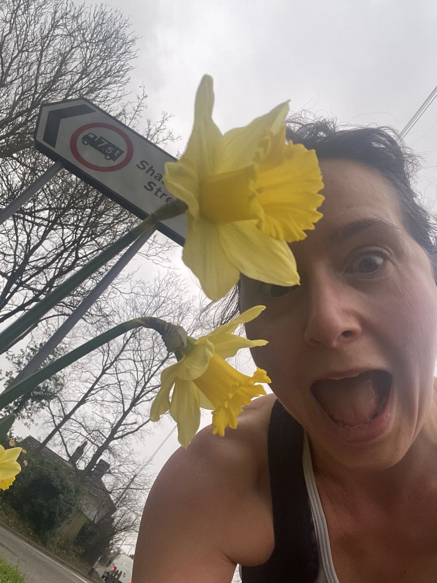 Whoever in the world needs to see this-signs of spring!