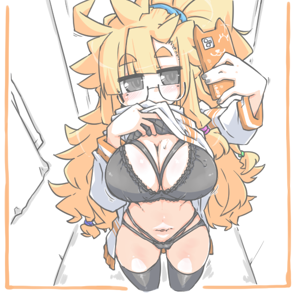 ° ω °) たくし上げお気に入り下着見せ自撮りDM ありがとうございますっ!(素振り11本目っ 