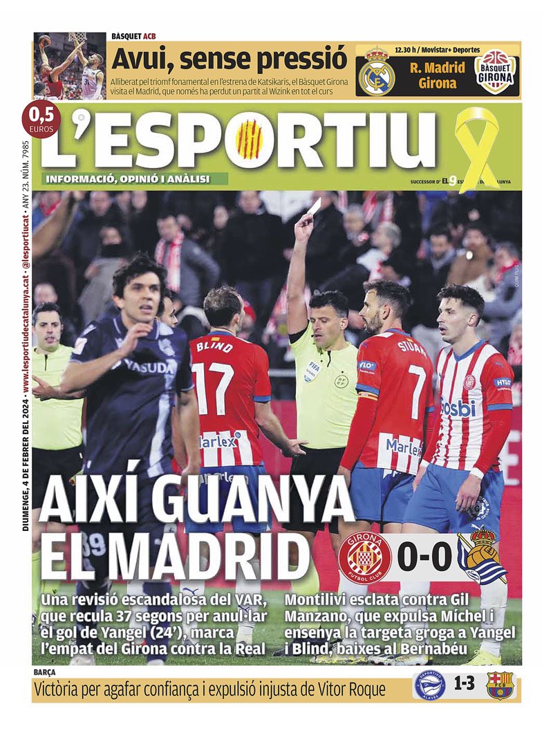 yipikayei7's tweet photo. Los árbitros pertenecen a una organización que sale perjudicada en caso de que el Barsa no quede 2° en la clasificación. Pues esta es la conclusión del antimadridista más inteligente: https://t.co/BlyoegMOK9