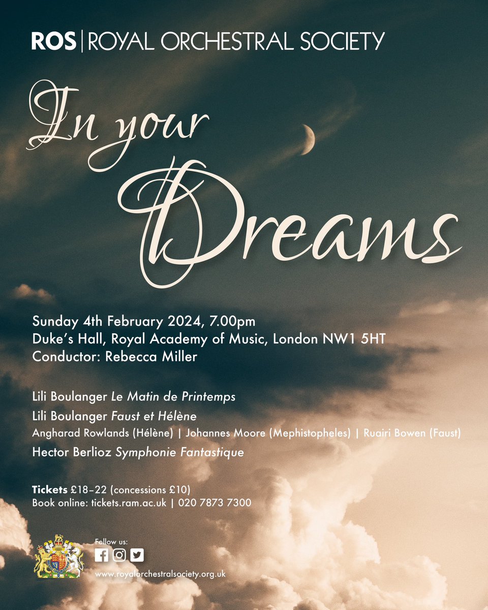 Looking for something to do in London this evening? Come to our concert! 7pm <a href="/RoyalAcadMusic/">Royal Academy of Music</a> • Boulanger &amp; Berlioz • Tickets &amp; info: ram.ac.uk/tickets