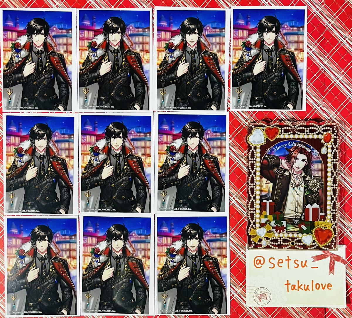 setsu_takulove's tweet photo. 【交換・譲渡】夢100 Pirates of Christmas 台湾 フォトカード ブロマイド

譲:ユリウス王子 10セット

求:ロッソさん or 1セット900円+送料

郵送希望

セット毎のお取り引き希望です
(1セット=覚醒前,太陽覚醒,月覚醒 各1枚 計3枚)

プロカ推奨

別ポストで他の王子様も募集しています https://t.co/zR6aOLA2Wv