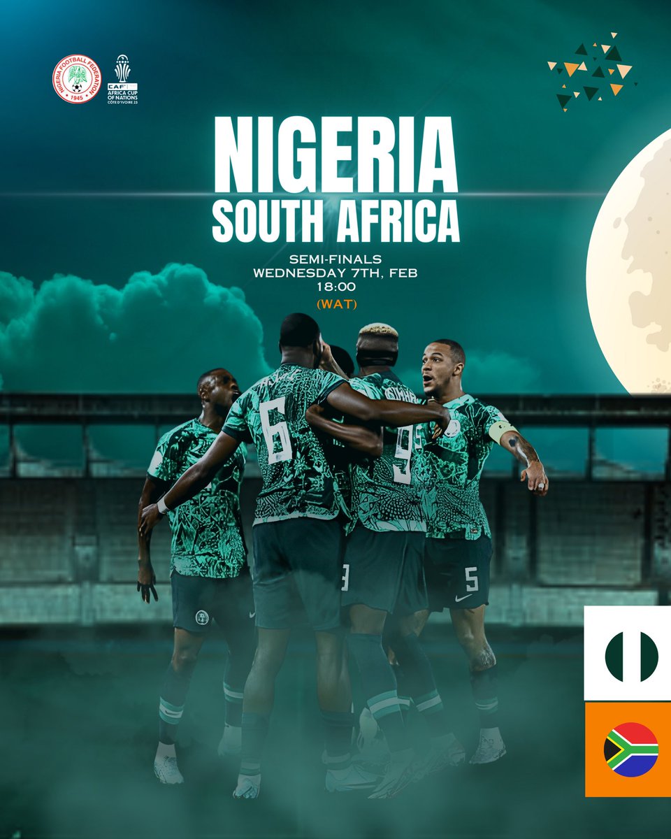 FoundationTzar's tweet photo. The @NGSuperEagles have been flying high and solid in their display showing the Nigeria relentless spirit. Lets do this again against the Bafana Bafana. Welldone, Boys. Up Eagles. https://t.co/whyHAKhm2B