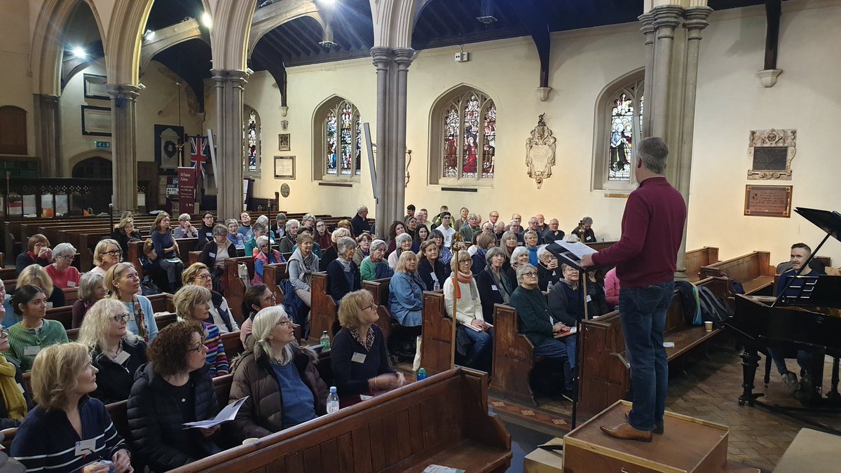 FHCSings's tweet image. Thank you for Coming and Singing! We had a fabulous day at #allsaintsfulham singing Haydn Nelson Mass. The cake sale for Glassdoor was also a big success. Next year St John Passion, see you there.