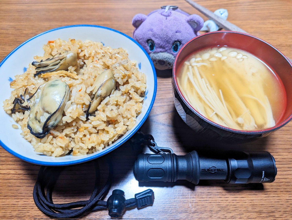 hg4eHPzmvVIEmWD's tweet photo. かき飯✨🦪(´-(ェ)-`;)♥🦸
#メシアンドライト #SUREFIRE #G2Z #MV #Combatlight #MaxVison #シュアファイア https://t.co/SKrhetc5Gt