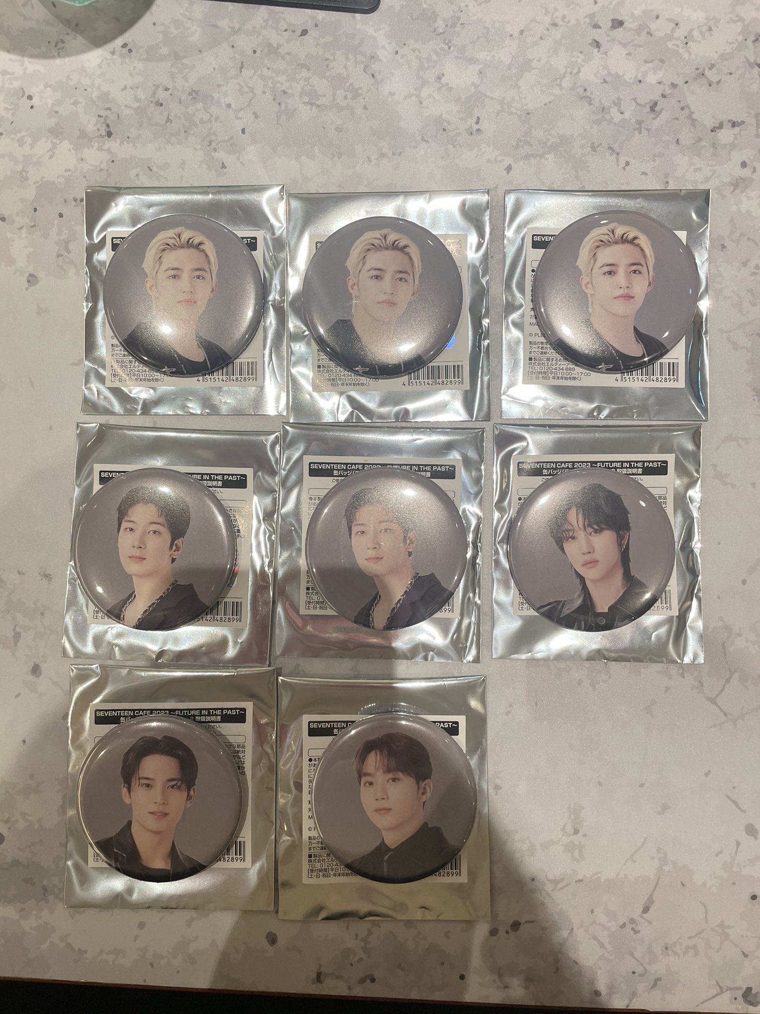 SEVENTEEN CAFE 2022 うながし ミンハオ 缶バッジ