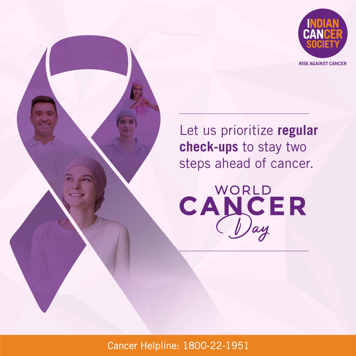 Cancer awareness starts with you, therefore empower yourself with knowledge to stay 2 steps ahead of cancer. For more details visit our website: indiancancersociety.org