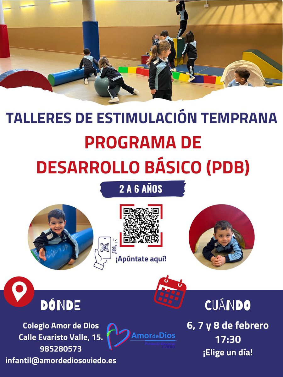 AmorDeDiosOvd's tweet photo. ¡Atención! ¿Conocéis niños de 2 a 6 años?Os dejamos un enlace para participar en nuestro taller de PDB.
Será una experiencia llena de diversión y aprendizaje para los más pequeños.
Apúntate en este enlace:
https://t.co/NkCGEalpGZ…

#PDB #FundaciónEducativaAmordeDiosOviedo https://t.co/uGRiPwo5aw