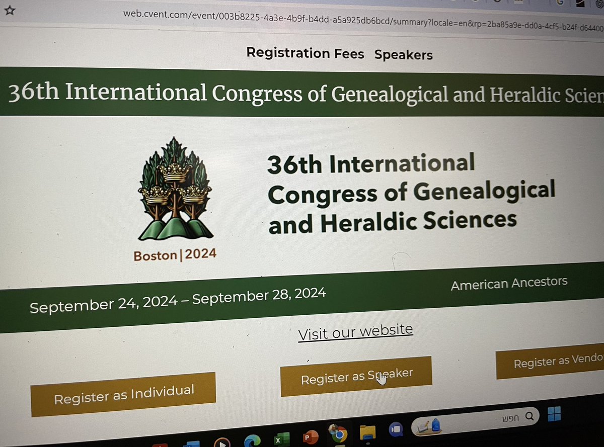 NatisArms's tweet photo. I’ll be there, and I hope to see some of you there, face to face.
https://t.co/Fw3SbC8xUY
This year's theme is Origins, Journeys, Destinations.
This year, the #ICGHS will take place on U.S. soil for the 1st time in its 93-year history. #heraldry #genealogy @AncestorExperts https://t.co/2kR8uUJw0p