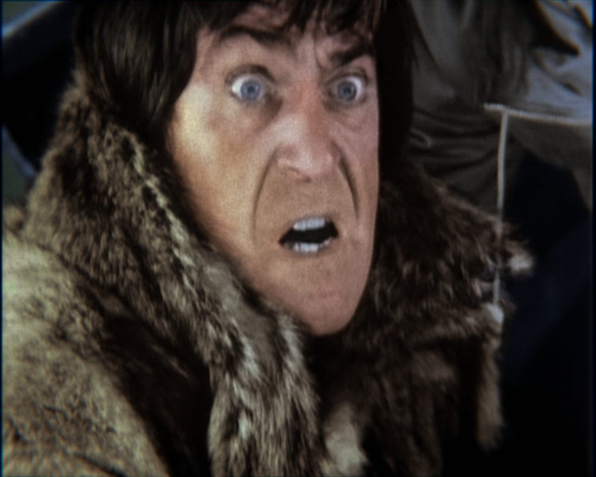 frombwtocolor's tweet image. "You're on my hand!"

#DoctorWho
#Colorization
#Colourisation
#PatrickTroughton
#TheIceWarriors
