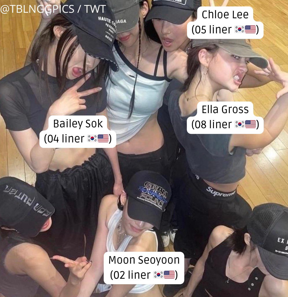 narinpics's tweet photo. 📸 Trainee sneak peek! Here are the rumored names. Stay tuned for more updates 👀

Any thoughts about this possible lineup? Drop them below! 🌟 

#TBLNGG #THEBLACKLABEL #더블랙라벨 @THEBLACKLABEL https://t.co/2tNALfBJnR