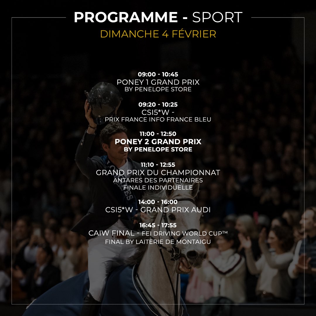 JumpingBordeaux's tweet photo. C’est parti pour le dernier jour de cette édition 2024 🤗

#JumpingBordeaux #sport #animations https://t.co/wpJlrILFWD