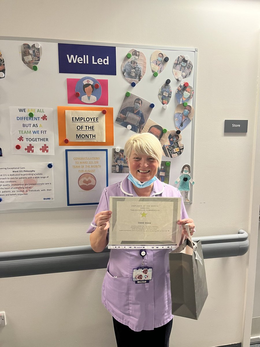 Congratulations to Diane for employee of the month for Jan! ❤️ Always smiling! X x