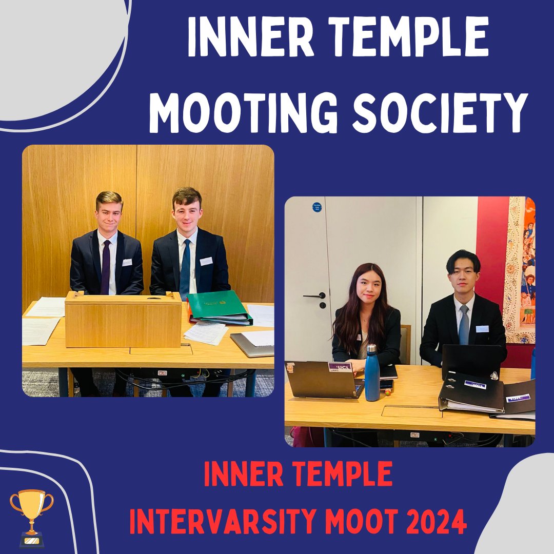 Round one will see <a href="/UCLLaws/">UCL Faculty of Laws</a> take on <a href="/LawDundee/">Dundee Law School</a> ! #innertempleintervarsitymoot