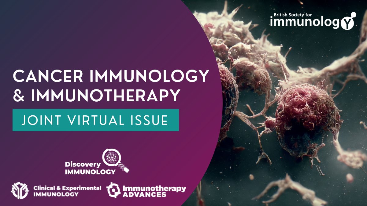 To mark #WorldCancerDay, we've curated a joint collection with our sibling journals @discovimmunol & @IMTadvances featuring cutting-edge research & reviews in the field of #cancer #immunology & #immunotherapy

Enjoy free & #OpenAccess articles! ➡️bit.ly/48LWuAx