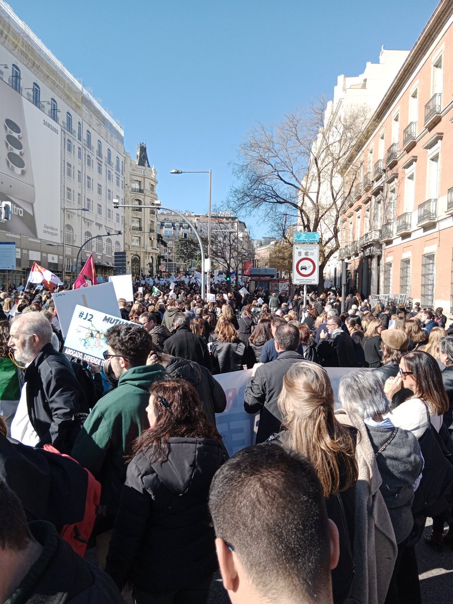 Pues ahí estuve yo y otros 10.000 #3F #PasarelaRetaYa
