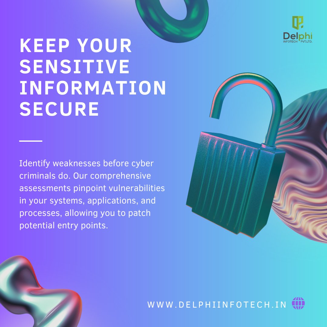 DelphiInfotech's tweet image. Guarding the gates to our digital fortress 🔒💻 Cybersecurity is not just a choice; it&apos;s a responsibility. Let&apos;s keep our sensitive information under lock and key. 

zurl.co/uQTS 

#SecureAndSmart #CyberSecurity #PrivacyMatters