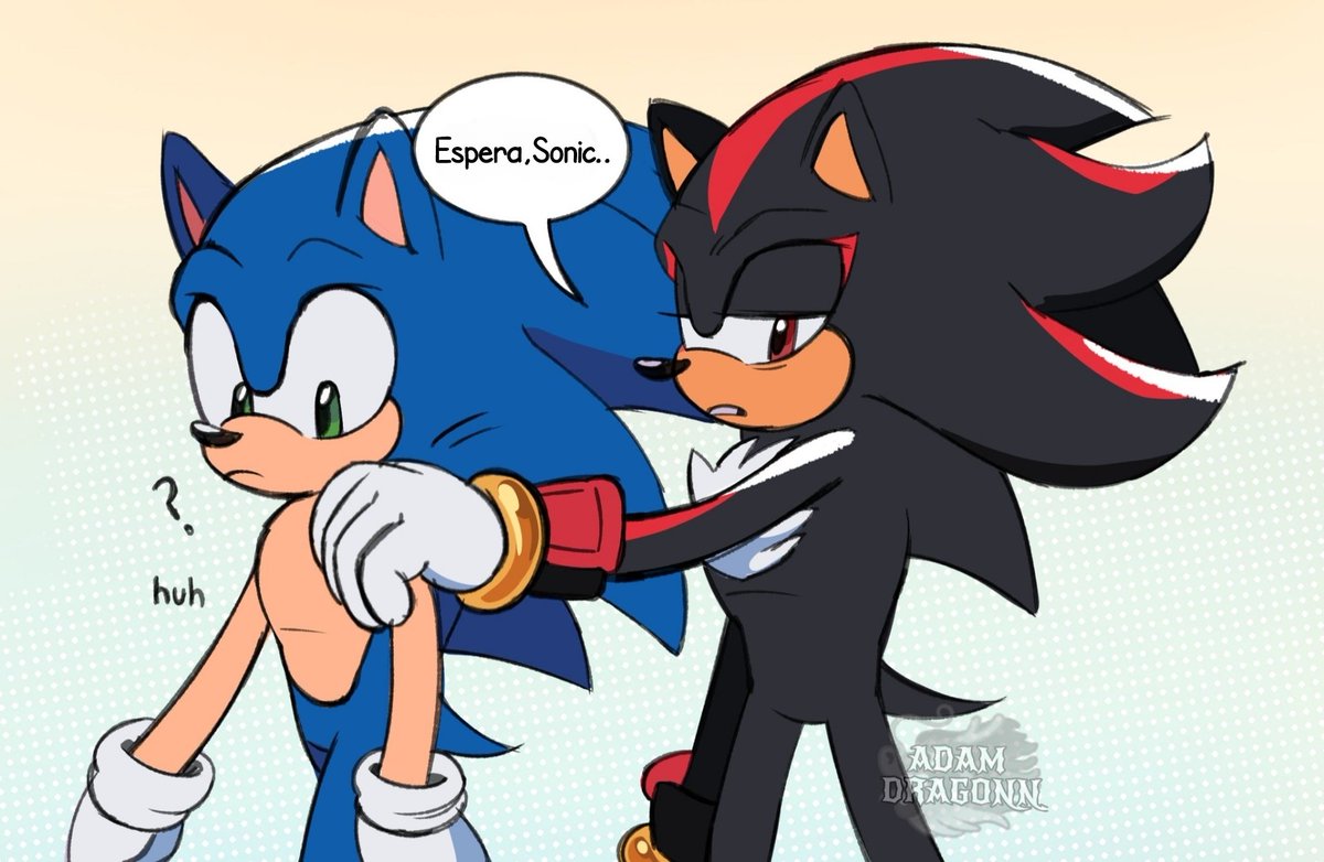 Anonimo_MBK's tweet photo. Créditos: @AdamDragonn 

Traducción.

Tarde, pero este arte me gustó bastante.

#sonadow
#ShadowTheHedgehog
#SonicTheHedgehog
#SONIC
#shadow 
#Shadonic 

1/3 https://t.co/Sd1WQqpwB4