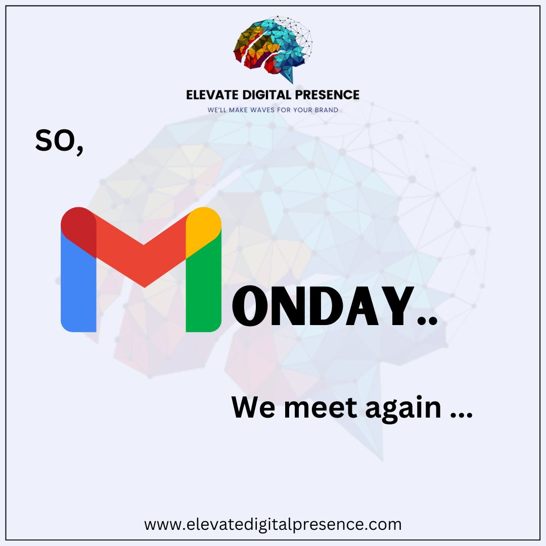e_elevate's tweet photo. 🚀 Kickstarting the week with unstoppable digital vibes! 💻✨ Ready to crush those marketing goals? We've got your back! 📈 Let's turn those Monday blues into digital hues!

 #DigitalMondays #MarketingMagic #GameChanger #DigitalMarketing #elevatedigitalpresence https://t.co/2nRSOUMVLv