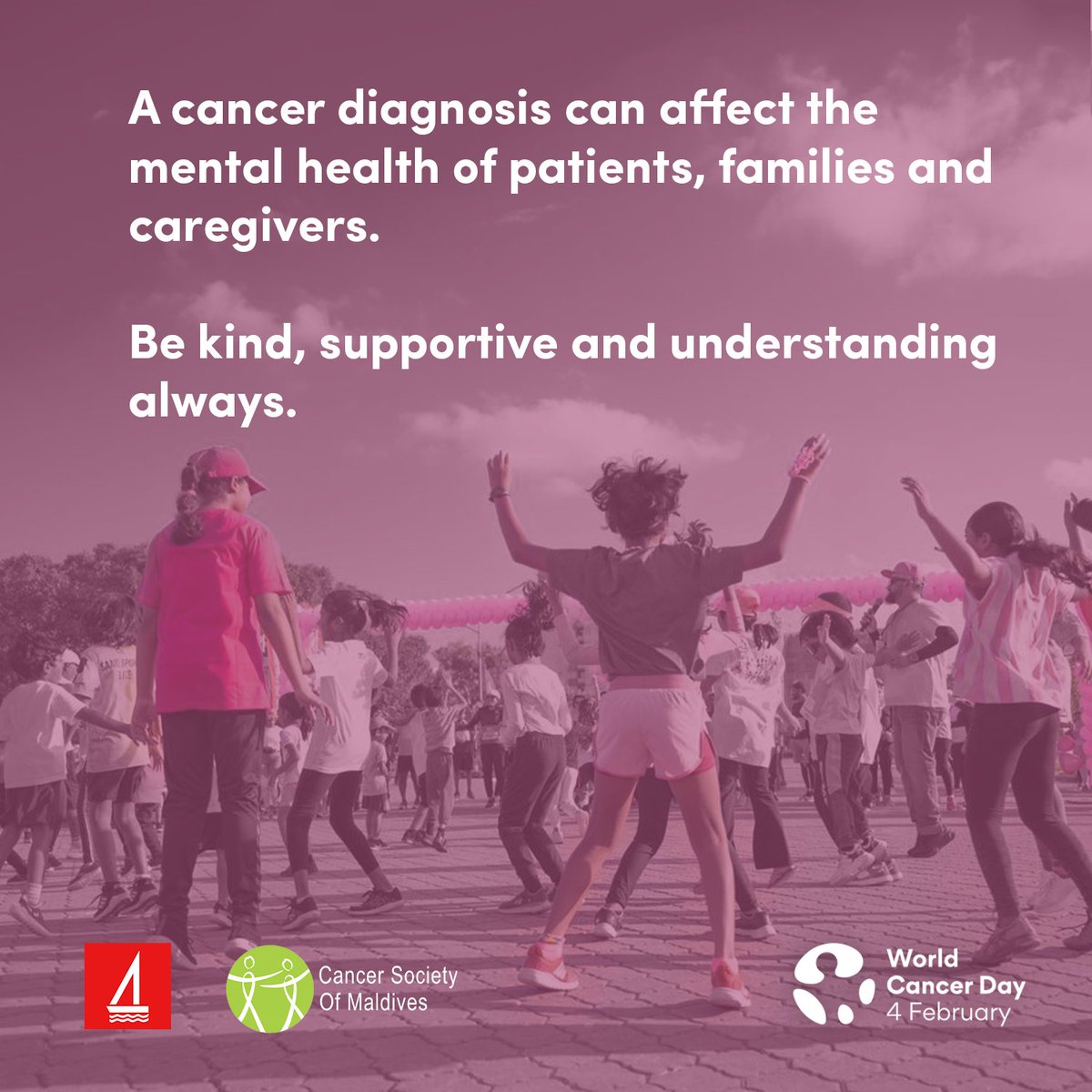A cancer diagnosis can affect the mental health of patients, families and caregivers.  

Anxiety, distress and depression are common during a diagnosis. It's important to recognize these changes and get help when needed.  

Join @cancersocietymv’s Cancer Support Group by sending