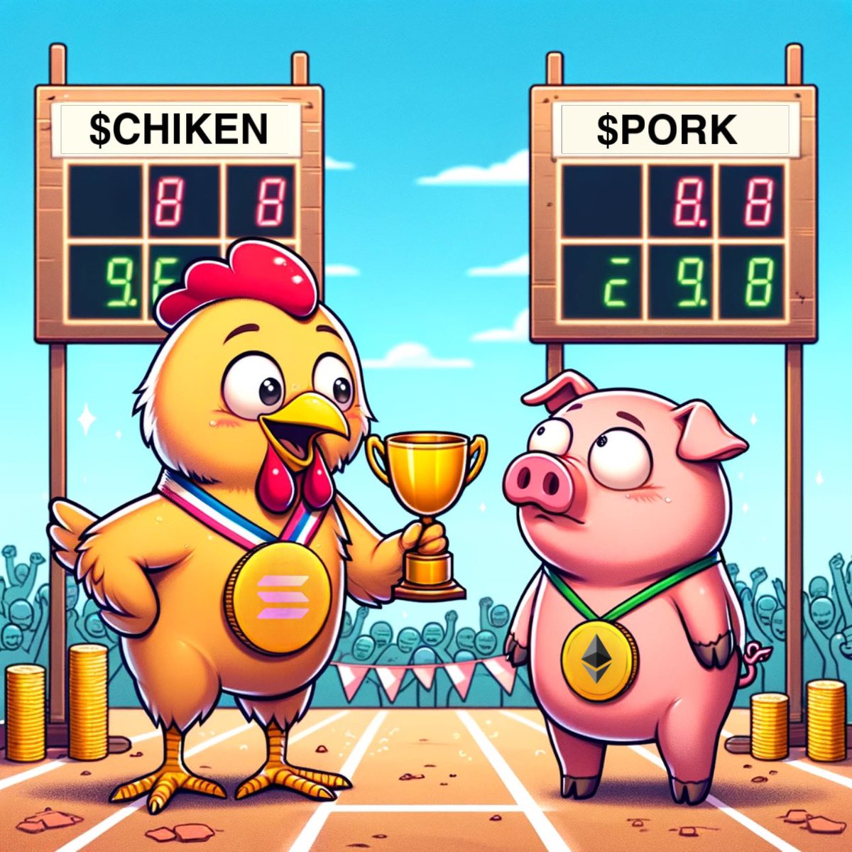 chikensol's tweet photo. $CHIKEN warming up !! https://t.co/UgyEoQ9HBV