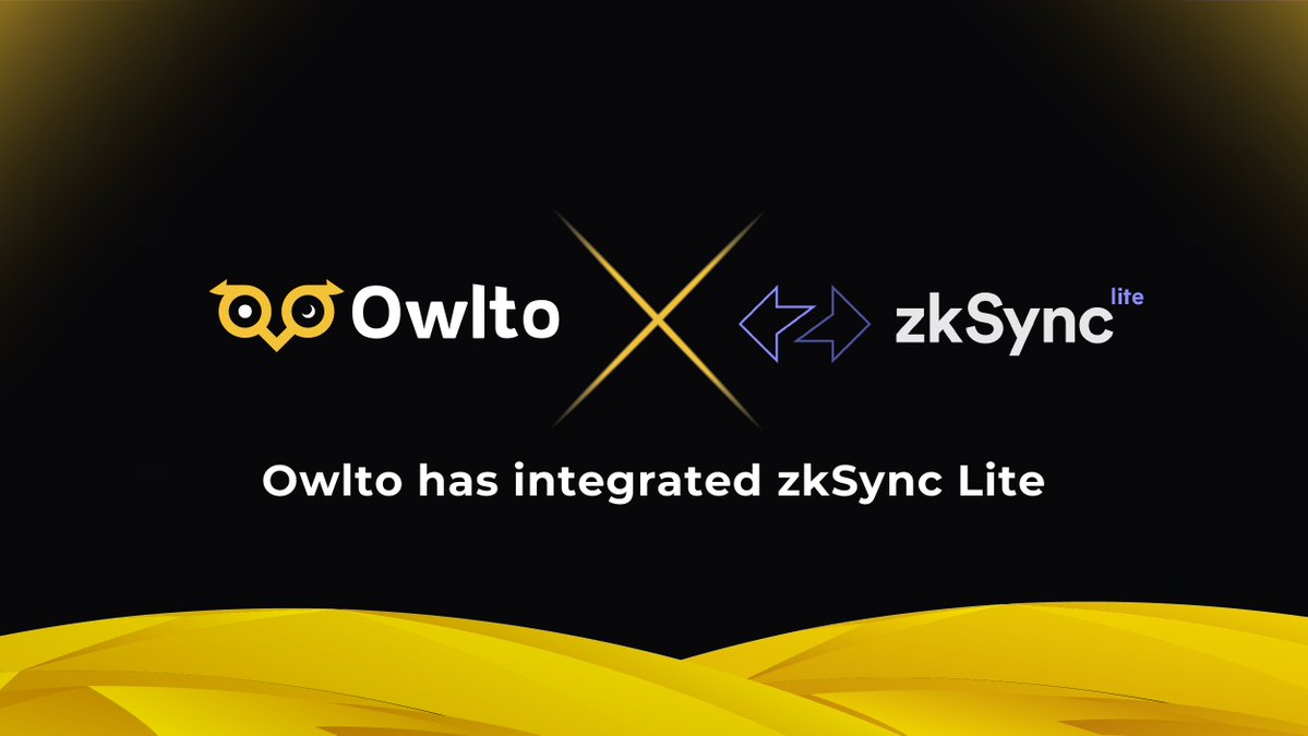 🦉#Owlto has integrated with <a href="/zksync/">ZKsync</a> lite, making it one of the few bridges in the market that supports #zkSynclite.

✅ You can enjoy seamless bridging funds from #zkSync lite  to 20+ networks
✅ 0 bridge fee and the lowest destination gas fee

➡️ owlto.finance