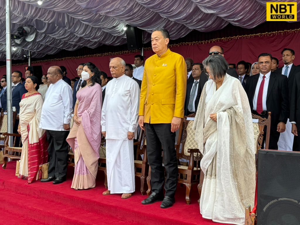 NBTWORLDNews's tweet image. Guests from around the world attended Sri Lanka&apos;s 76th Independence Day celebration, including Prime Minister Srettha Thavisin.

See more: Facebook.com/nbtworld

#StrongerTogether #UnityGrowth #CrossCultural #DevelopmentGoals #BilateralBond